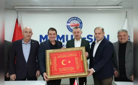 Başkan Büyükakın, Memur-Sen’e konuk oldu