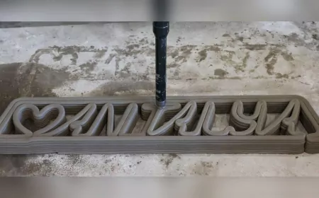 Büyükşehir Belediyesi 3D yazıcı ile beton kent mobilyası üretiyor