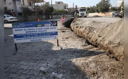 PAYAS’TA 396 MİLYON TL’LİK DEV PROJE HAYATA GEÇTİ BAŞKAN ÖNTÜRK’TEN PAYAS’IN İÇME SUYU SORUNUNA NEŞTER