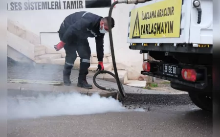 Odunpazarı’nda rögar ve kanalizasyonlarda kışlak mücadelesi devam ediyor