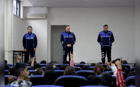 Büyükşehir zabıtasından okullarda trafik eğitimi
