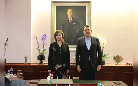 CHP GENEL BAŞKAN YARDIMCISI BAĞCIOĞLU’NDAN BAŞKAN ÜNLÜCE’YE ZİYARET