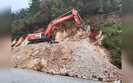 Alanya yollarında kış bakımı sürüyor
