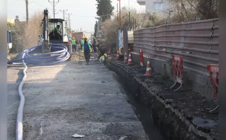 DÖRTYOL’DA SU SORUNU TARİHE KARIŞACAK PROJENİN 22 BİN 112 METRELİK BÖLÜMÜ TAMAMLANDI