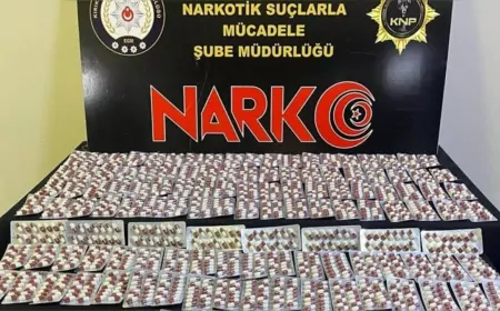 Kırıkkale'de sokak satıcılarına büyük darbe: Onlarca sentetik ecza ele geçirildi