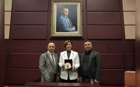 BAŞKAN ÜNLÜCE’YE İBADETHANE TEŞEKKÜRÜ