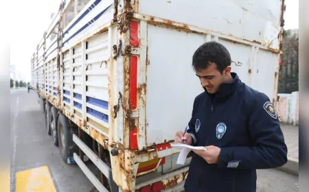 Ağır tonajlı araçlar için park uyarısı