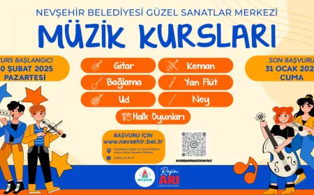 Güzel Sanatlar Merkezi’nde Müzik Kurslarımız Başlıyor