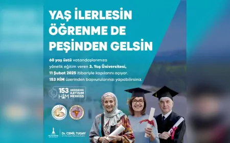 İzmir Büyükşehir Belediyesi’nden 60 yaş ve üstü yurttaşlar için ücretsiz üniversite