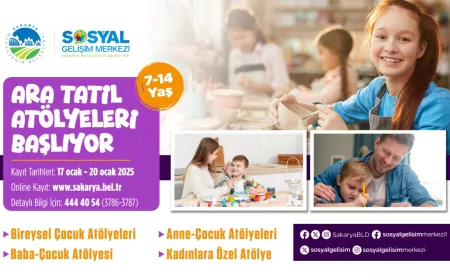 SGM’de Ara Tatil Atölyeleri için kayıtlar başladı