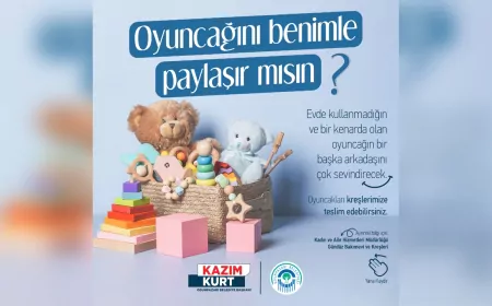 Odunpazarı Belediyesi’nden çocuklarla oyuncak dayanışması