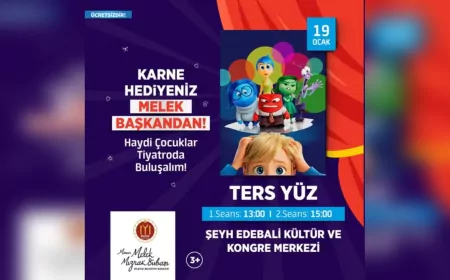 ÇOCUKLARA KARNE HEDİYESİ MELEK BAŞKAN'DAN