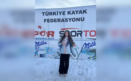 Türkiye Kayak Şampiyonasına Vanlı sporcular damga vurdu