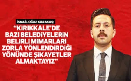 "Kırıkkale'de Belediyelerin Ruhsat Projelerini Belirli Mimarlarla Çalışma İddiası"