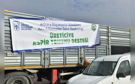 ANKARA BÜYÜKŞEHİR DESTEKLİYOR, ÇİFTÇİ ÜRETİYOR