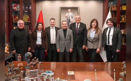 TDB GENEL BAŞKANI GÜLER’DEN BAŞKAN ATAÇ’A ZİYARET