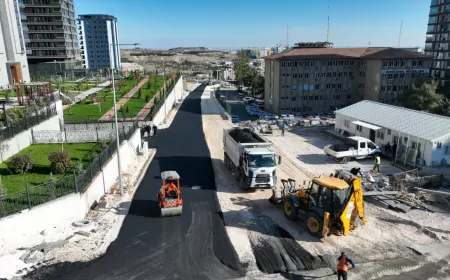 ERTUĞRULGAZİ MAHALLESİ’NDE ASFALT VE YOL ÇALIŞMALARI TAMAMLANDI