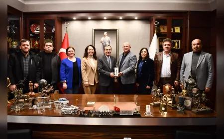 FEDERASYON BAŞKANI GÜLER’DEN BAŞKAN ATAÇ’A ZİYARET