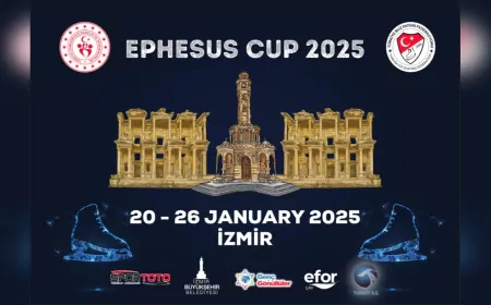 İzmirliler buz pateninde kürsüden inmedi