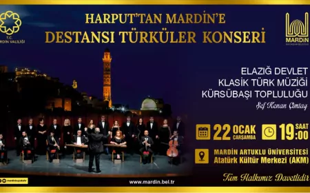 Harput'tan Mardin'e Destansı Türküler Konseri