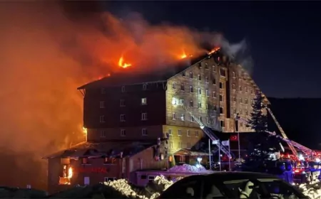 Bolu’da Otel Yangını: 10 Ölü, 32 Yaralı