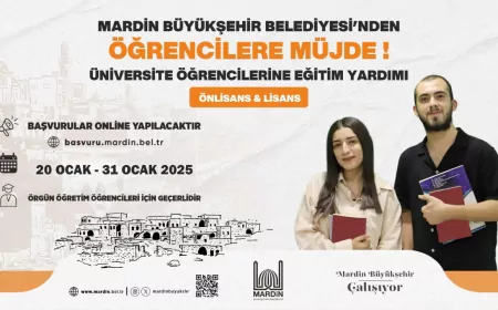 Mardin Büyükşehir Belediyesi'nden Üniversite Öğrencisi Olan Ailelere Destek
