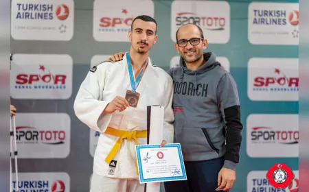 Vanlı işitme engelli Judokalardan bronz başarı