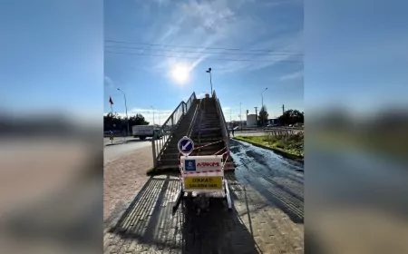 Büyükşehir’den Gebze’de üst geçit tadilatı