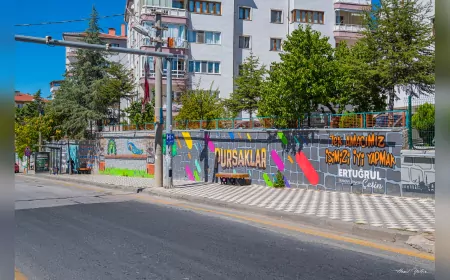 Rengârenk Sanatsal Duvarlar Pursaklar’da