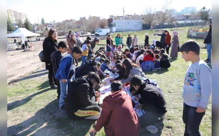 Aziziye Mahallesi’ndeki çocuklar eğlenceli bir gün geçirdi