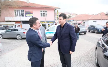 Sivrihisar Belediye Başkanı Dökmeci ve DP Genel Başkanı Uysal Buluştu