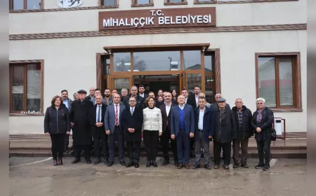 YENİ YILIN İLK BULUŞMASINDA BAŞKANLAR MİHALIÇÇIK’TA