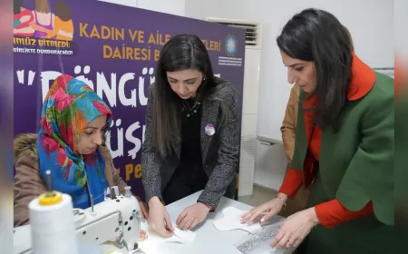 Diyarbakır’da ‘yıkanabilir ped atölyesi’ açıldı