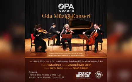 Odunpazarı'nda Oda Müziği Ziyafeti: OPA Quadro Konseri
