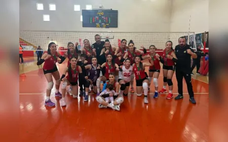 DBB Kadın Voleybol Takımı, Grup Liderini Mağlup Etti