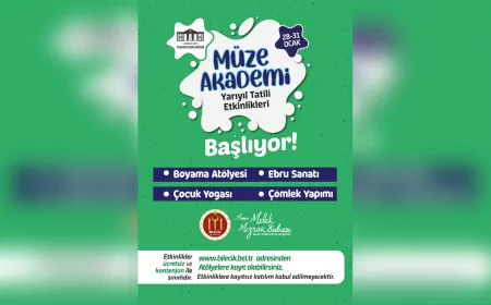 Haydi Çocuklar! Müze Akademi Yarıyıl Tatili Etkinliklerinde Buluşalım