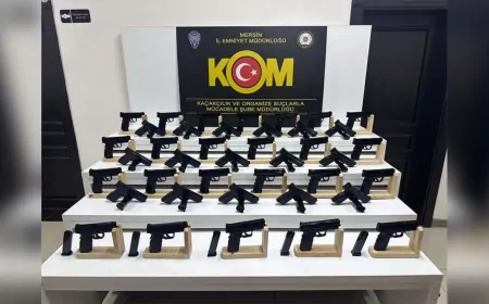 Kaçak Silah Ticareti Yapan 2 Şahıs Yakalandı, 40 Silah Ele Geçirildi