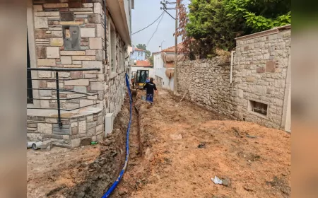 İZSU’dan Urla’nın İki Mahallesine Yeni İçme Suyu Hattı