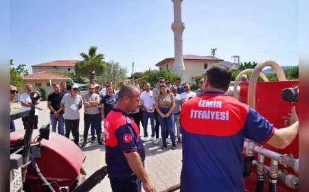 İzmir Büyükşehir Belediyesi’nden Yangın Güvenliğine Sıkı Denetim