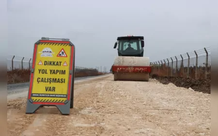 Şanlıurfa’da Kırsal Yolların Çehresi Değişiyor