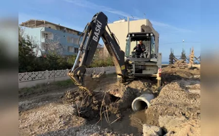 6 Yıllık Taşkın Sorunu 5 Günde Çözüldü: Erdek’te Kalıcı Çözüm