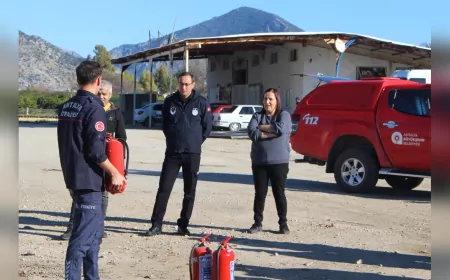 Büyükşehir Personeline Yangın Eğitimi