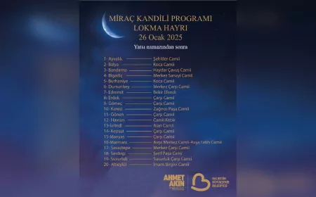 Miraç Kandili’nde 20 İlçede Lokma Dağıtılacak