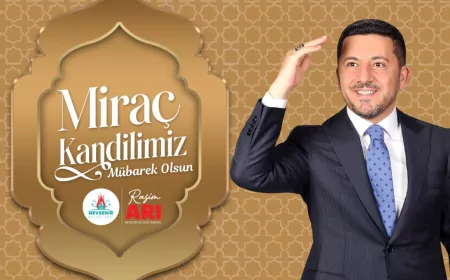 Nevşehir Belediye Başkanı Rasim Arı, Miraç Kandilini Kutladı