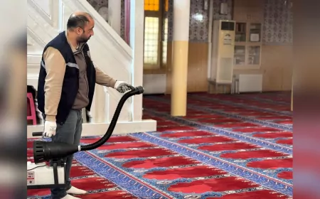 Karabük’te Cami ve Mescitler Gül Kokusu ile Manevi Huzur Dolu