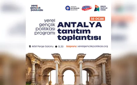 Antalya Yerel Gençlik Politikası Programı Başlıyor