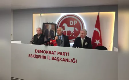 Demokrat Parti Tepebaşı İlçe Kongresi Sonuçlandı