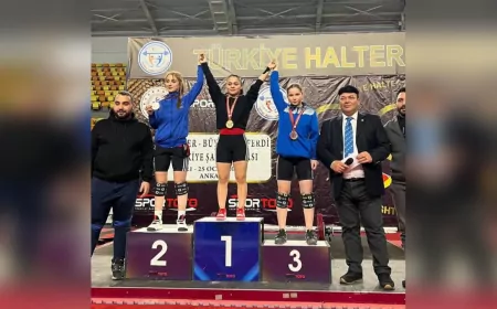 SPOR AKADEMİSİ SPORCUSU TÜRKİYE BİRİNCİSİ YAĞMUR MELEK ŞAHİN GURURLANDIRDI