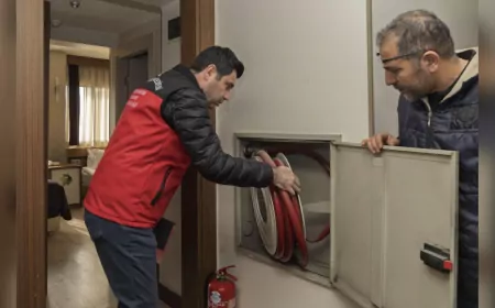 İzmir İtfaiyesi Otel Denetimlerini Sıklaştırıyor: Yangın Güvenliği Ön Planda