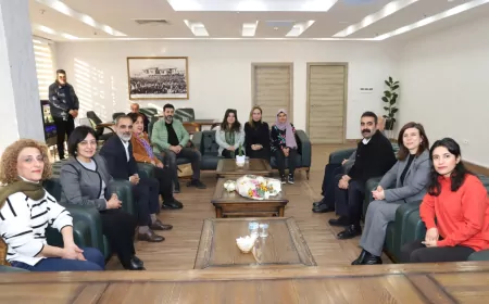 Diyarbakır Büyükşehir Belediyesi Başkanları, Kayapınar Belediyesini Ziyaret Etti